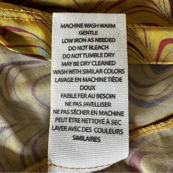 ULLA JOHNSON AURELIA TIGERS EYE YELLOW TURTLENECK SIZE LARGE - Picture 15 of 16